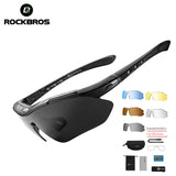 ROCKBROS Polarized Sport Men Sunglasses Road Cycling Mountain Biking Eye Protection